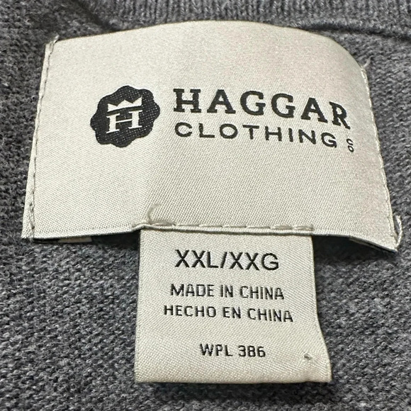 Men’s Haggar Argyle/Diamond Pattern sweater vest. Size XXL - Picture 3 of 6